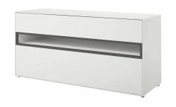 now! by hülsta Lowboard now! easy | Reinweiß / Grau