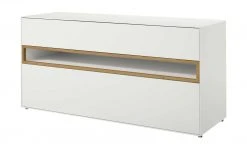 now! by hülsta Lowboard now! easy | Reinweiß / Natureiche (furniert)