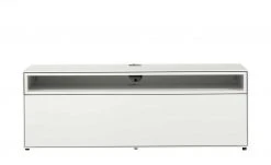 now! by hülsta TV-Lowboard now! easy | Reinweiß inkl. Kabelführung