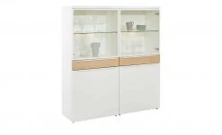 now! by hülsta Highboard now! touch | Reinweiß / Samteiche Natur (Nachbildung) -CAN Kommode Verkaufe 11229528 2 202203222233