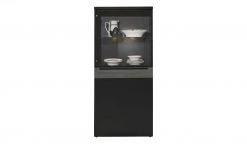 now! by hülsta Highboard now! touch | Schwarz / Samteiche Grau (Nachbildung) links -CAN Kommode Verkaufe 11229531 2 202203222233