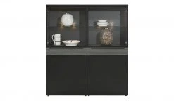 now! by hülsta Highboard now! touch | Schwarz / Samteiche Grau (Nachbildung) -CAN Kommode Verkaufe 11229532 6 202203222233