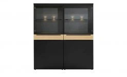 now! by hülsta Highboard now! touch | Schwarz / Samteiche Natur (Nachbildung) -CAN Kommode Verkaufe 11229538 4 202203222233