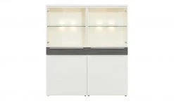now! by hülsta Highboard now! touch | Reinweiß / Samteiche Grau (Nachbildung) -CAN Kommode Verkaufe 11229776 6 202203222233