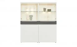 now! by hülsta Highboard now! touch | Reinweiß / Samteiche Grau (Nachbildung) -CAN Kommode Verkaufe 11229776 7 202203222233