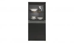 now! by hülsta Highboard now! touch | Schwarz / Samteiche Grau (Nachbildung) rechts -CAN Kommode Verkaufe 11229779 2 202203222233