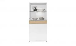 now! by hülsta Highboard now! touch | Reinweiß / Samteiche Natur (Nachbildung) links -CAN Kommode Verkaufe 11229789 3 202203222233