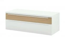 now! by hülsta Lowboard now! touch | Reinweiß / Samteiche Natur (Nachbildung)