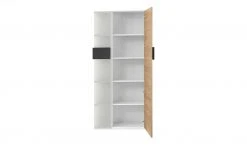 Vitrine Holly | Weiß / Hickory (Nachbildung) / Anthrazit rechts -CAN Kommode Verkaufe 12114077 2 202003242242