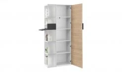 Vitrine Holly | Weiß / Hickory (Nachbildung) / Anthrazit rechts -CAN Kommode Verkaufe 12114077 4 202003242242