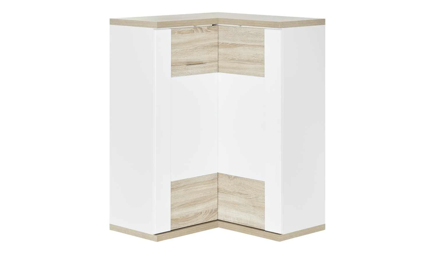 uno Eck-Highboard Titan | Eiche sägerau (Nachbildung) / Weiß 10 uno Eck-Highboard Titan | Eiche sägerau (Nachbildung) / Weiß – Bild 10