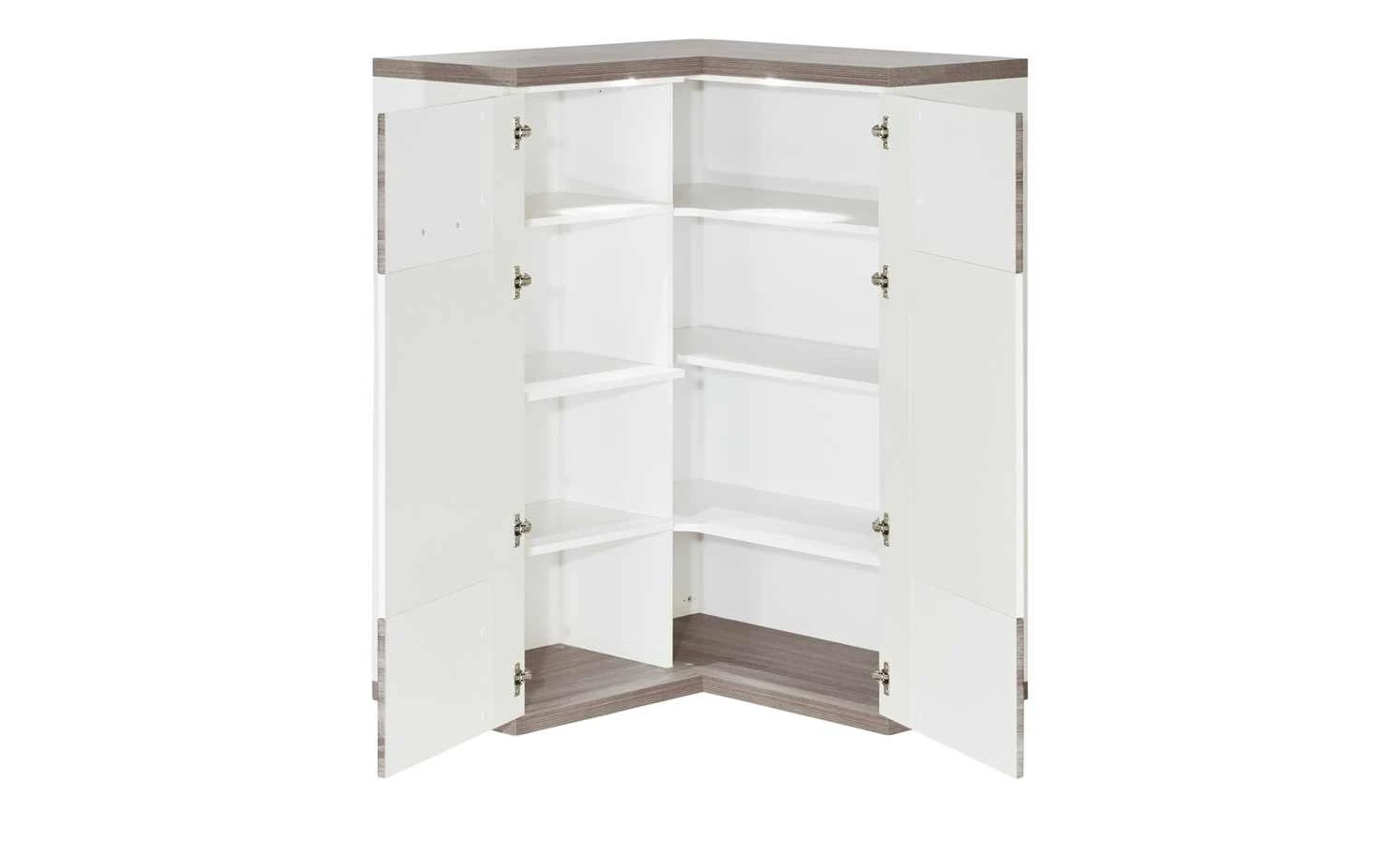 uno Eck-Highboard Titan | Eiche Trüffel (Nachbildung) / Weiß 6 uno Eck-Highboard Titan | Eiche Trüffel (Nachbildung) / Weiß – Bild 6