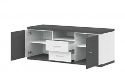 uno Lowboard Titan | Weiß / Graphit (Nachbildung) 151|cm -CAN Kommode Verkaufe 12200301 2 202106091239