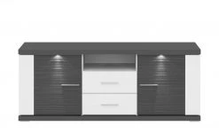 uno Lowboard Titan | Weiß / Graphit (Nachbildung) 151|cm -CAN Kommode Verkaufe 12200301 3 202106091239