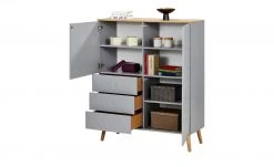 Roomers Highboard mit 3 Türen und 3 Schüben Scan | grau -CAN Kommode Verkaufe 12201983 12 202101192236