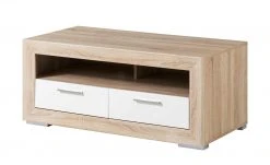 TV-Lowboard Fiesta | Eiche sägerau (Nachbildung) / Weiß