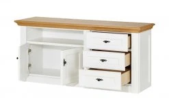 maison bleue TV-Element Petit Chalet | Weiß / Asteiche -CAN Kommode Verkaufe 12202639 2 201811271519