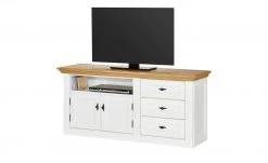 maison bleue TV-Element Petit Chalet | Weiß / Asteiche -CAN Kommode Verkaufe 12202639 5 201811271519