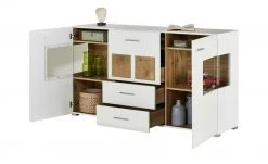 Sideboard Cortina | Weiß/ Eiche Altholz (Nachbildung) -CAN Kommode Verkaufe 12203596 18 202106232232