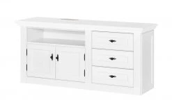 maison bleue TV-Element Petit Chalet | Weiß / Weiß