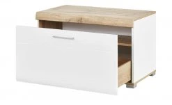 Lowboard klein Cortina | Weiß / Eiche Altholz (Nachbildung) -CAN Kommode Verkaufe 12204472 8 202111032233