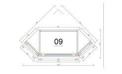 Eckvitrine Varese | Graphitgrau / Asteiche (Nachbildung) -CAN Kommode Verkaufe 12204740 11 202104162236