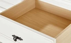 maison bleue Anrichte Petit Chalet | Vintage Weiß / Vintage Weiß mit Flechtkörben -CAN Kommode Verkaufe 12204910 5 202206232232