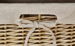 maison bleue Anrichte Petit Chalet | Vintage Weiß / Vintage Weiß mit Flechtkörben -CAN Kommode Verkaufe 12204910 6 202206232232