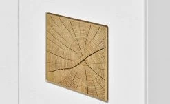 Vitrine Cortina | Weiß / Eiche Altholz (Nachbildung) -CAN Kommode Verkaufe 12205228 7 202106281241 1