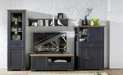 Vitrine Varese | Graphitgrau / Asteiche (Nachbildung) -CAN Kommode Verkaufe 12208837 4 202106282232