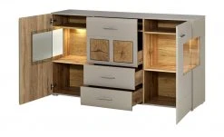 Sideboard Cortina | Basaltgrau / Eiche Altholz (Nachbildung) -CAN Kommode Verkaufe 12209109 17 202106232232