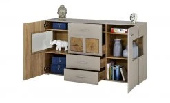 Sideboard Cortina | Basaltgrau / Eiche Altholz (Nachbildung) -CAN Kommode Verkaufe 12209109 6 202106232232