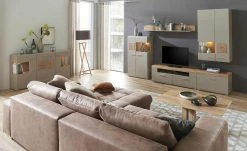 Vitrine Cortina | Basalt / Eiche Altholz (Nachbildung) -CAN Kommode Verkaufe 12209112 3 201908222239