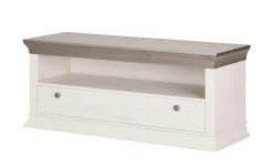 TV-Lowboard Bornholm | Kiefer Weiß / Kiefer lavafarben