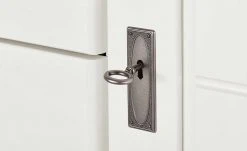 maison bleue Highboard Florian | Weiß / Grau Türen mit Glaseinsatz -CAN Kommode Verkaufe 12230756 4 202108130002