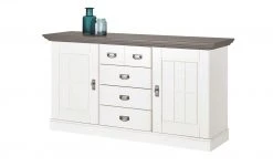 maison bleue Sideboard Florian | Weiß / Grau -CAN Kommode Verkaufe 12230757 2 202108130002