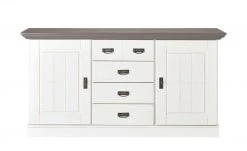 maison bleue Sideboard Florian | Weiß / Grau -CAN Kommode Verkaufe 12230757 3 202108130002