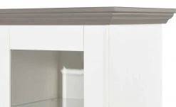 maison bleue Vitrinenaufsatz für Sideboard Florian | Weiß / Grau -CAN Kommode Verkaufe 12230758 4 202108161243