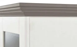 maison bleue Vitrinenaufsatz für Sideboard Florian | Weiß / Grau -CAN Kommode Verkaufe 12230758 6 202108161243