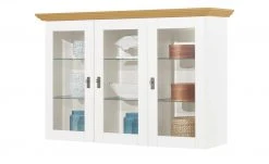 maison bleue Vitrinenaufsatz für Sideboard Florian | Weiß / laugenfarben -CAN Kommode Verkaufe 12234052 2 202108161244