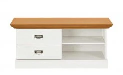 maison bleue Lowboard Florian | Weiß / bernsteinfarben -CAN Kommode Verkaufe 12235190 4 202108130002