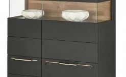 Berger & Rath Highboard Claro | Anthrazit -CAN Kommode Verkaufe 12238637 3 202103042233