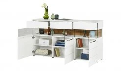 Berger & Rath Sideboard Claro | Weiß-Creme Sichtbare Rückwand: Wildeiche gesandstrahlt -CAN Kommode Verkaufe 12238660 4 202103042233