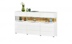Berger & Rath Sideboard Claro | Weiß-Creme Sichtbare Rückwand: Wildeiche gesandstrahlt -CAN Kommode Verkaufe 12238660 9 202103042233