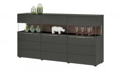 Berger & Rath Sideboard Claro | Anthrazit Sichtbare Rückwand: Wildnussbaum -CAN Kommode Verkaufe 12238694 6 202103051240