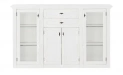 maison bleue Highboard Petit Chalet | Weiß mit Glastüren -CAN Kommode Verkaufe 12239108 10 202206232232