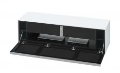 Lowboard Soundbase S | Weiß / Schwarz -CAN Kommode Verkaufe 12344567 9 201901221118