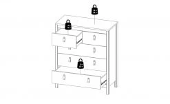 Kommode Madron | Schwarz -CAN Kommode Verkaufe 13100456 17 202111192234