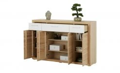 smart Highboard Oslo | Kernbuche (Nachbildung) / Kernbuche / Weiß -CAN Kommode Verkaufe 13203086 10 202006180919