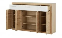 smart Highboard Oslo | Kernbuche (Nachbildung) / Kernbuche / Weiß -CAN Kommode Verkaufe 13203086 9 202006180919
